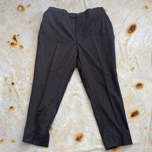 Jos. A. Bank Mens Brown Suit Pants Dress Slacks, 37.5” waist, 27.5” inseam